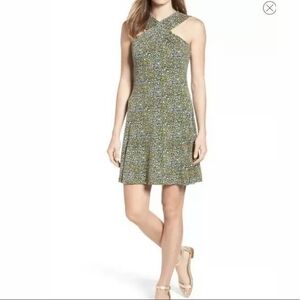 MICHAEL by Michael Kors halter neck dress Petite M